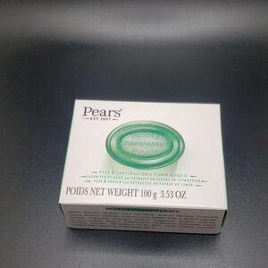 𝅺pears pure & gentle transparent green bar soap
